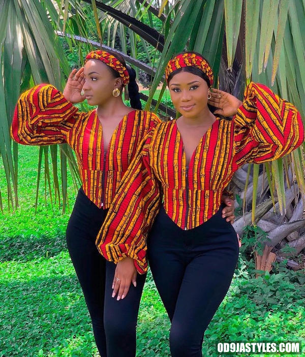 Ankara Styles For Twinnings And Friends That Slay Together (3)