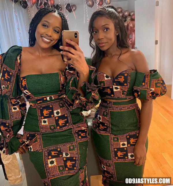 Ankara Styles For Twinnings And Friends That Slay Together (9)