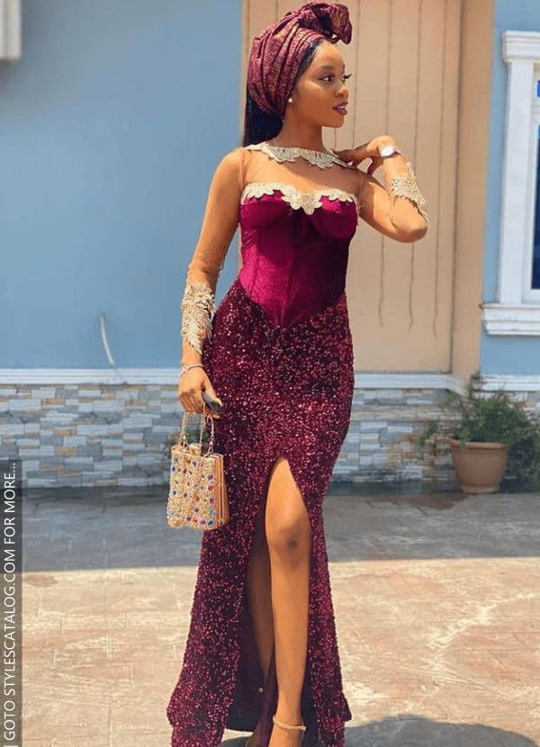 Latest Fascinating Purples and Red OwambeParties Styles For Classy Women (23)