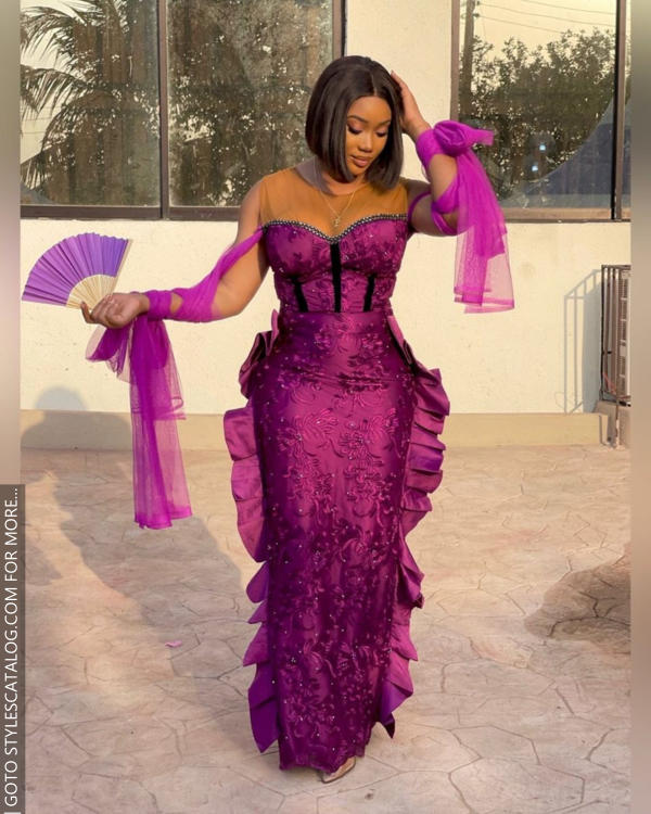 Latest Fascinating Purples and Red OwambeParties Styles For Classy Women (29)