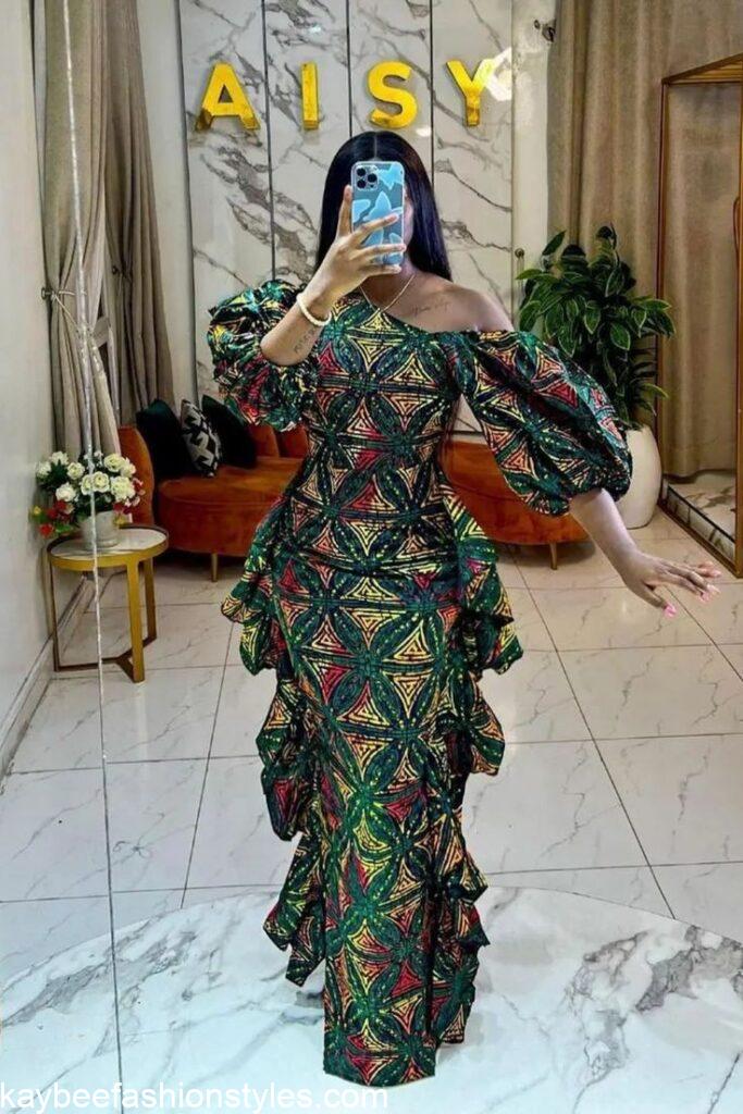 Best Ankara Long Gown Styles for Ladies