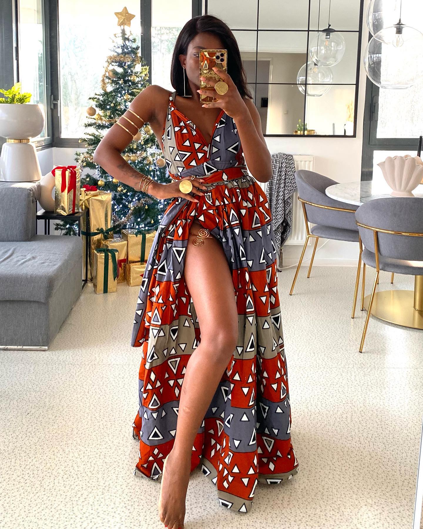 Stylish African Maxi Gown Styles in Nigeria 2023 To Try ASAP
