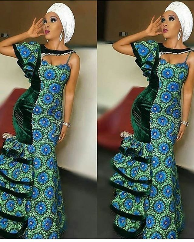 Ankara long gown pictures