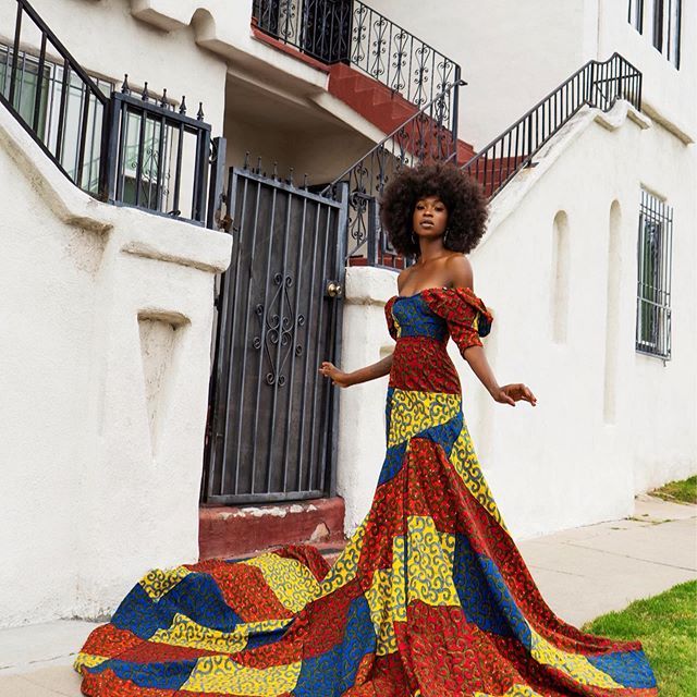 ankara long gown pictures