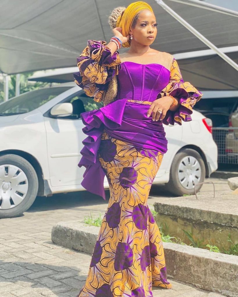 ankara long gown pictures